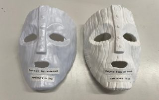 Form und Abbild einer Maske