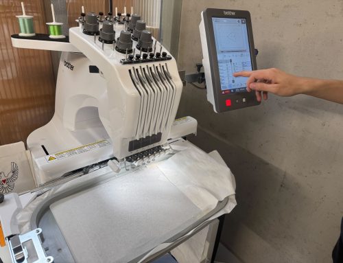 Neue Stickmaschine